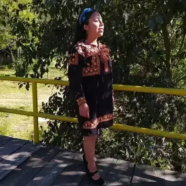 👗 Vestido con bordados típicos 3