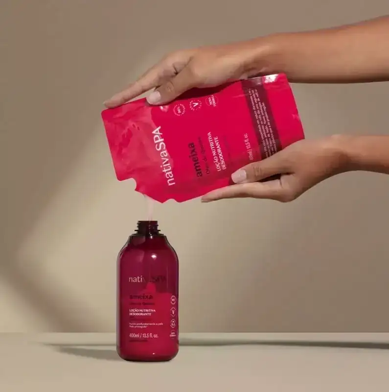 Recarga Nativa SPA Loción Hidratante Corporal Ameixa, 400ml 4