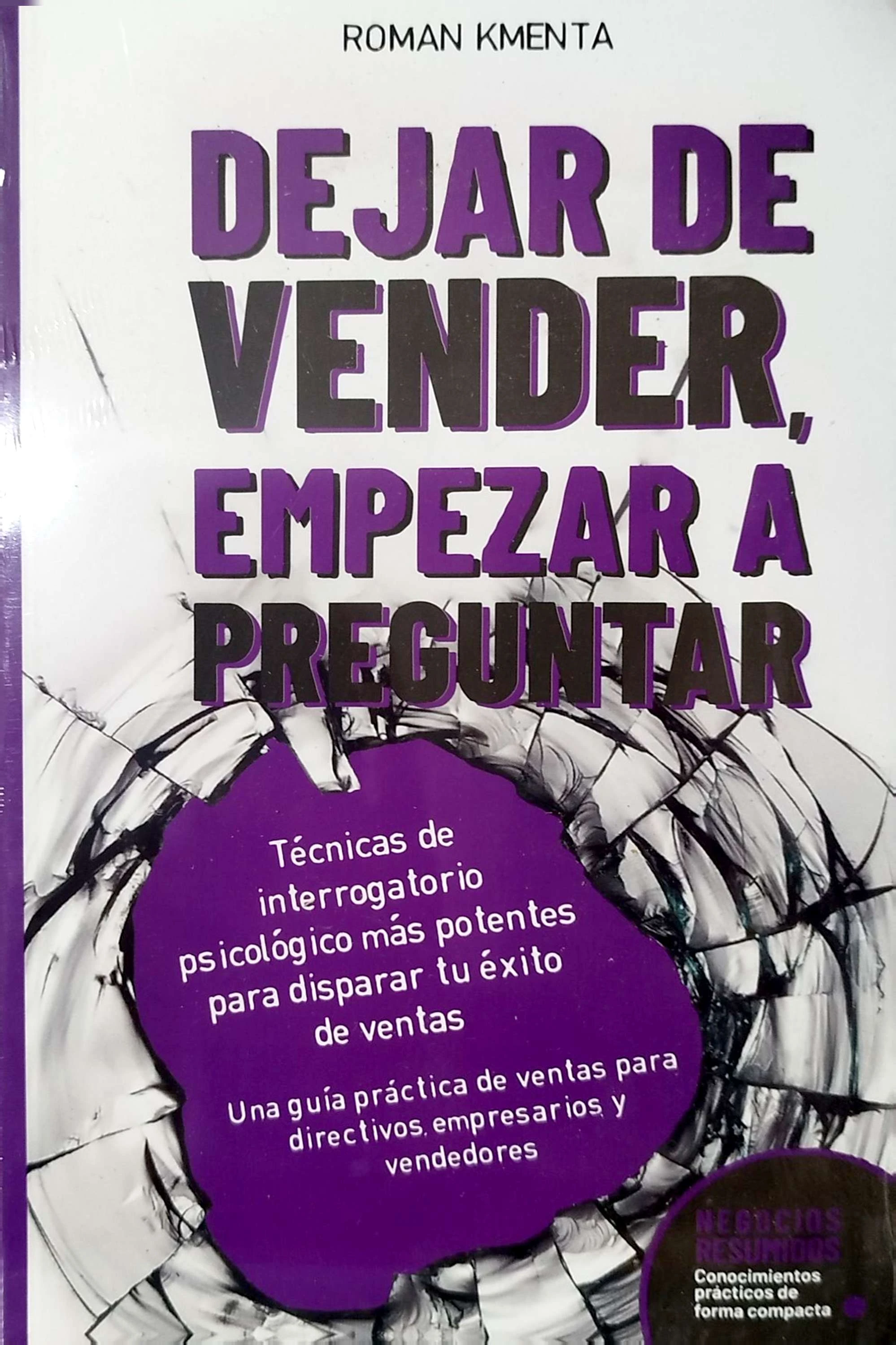 DEJAR DE VENDER EMPEZAR A PREGUNTAR 