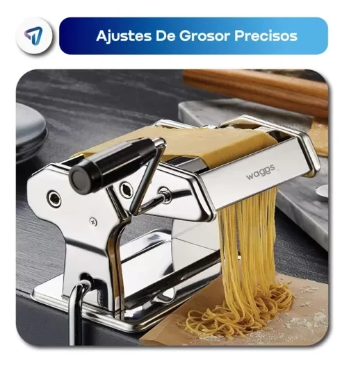 Maquina Fabrica Pastas Amasa Fideos Acero Inoxidable Waggs 2