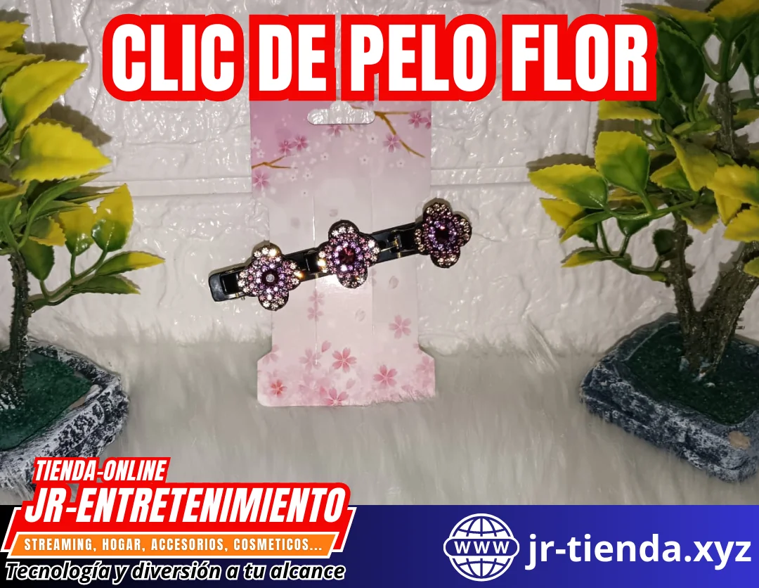 CLIC DE PELO TIPO FLOR