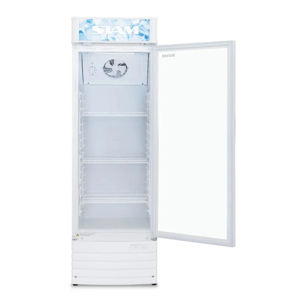 Heladera Exhibidora Vertical Siam 229 Litros Con Cerradura 2