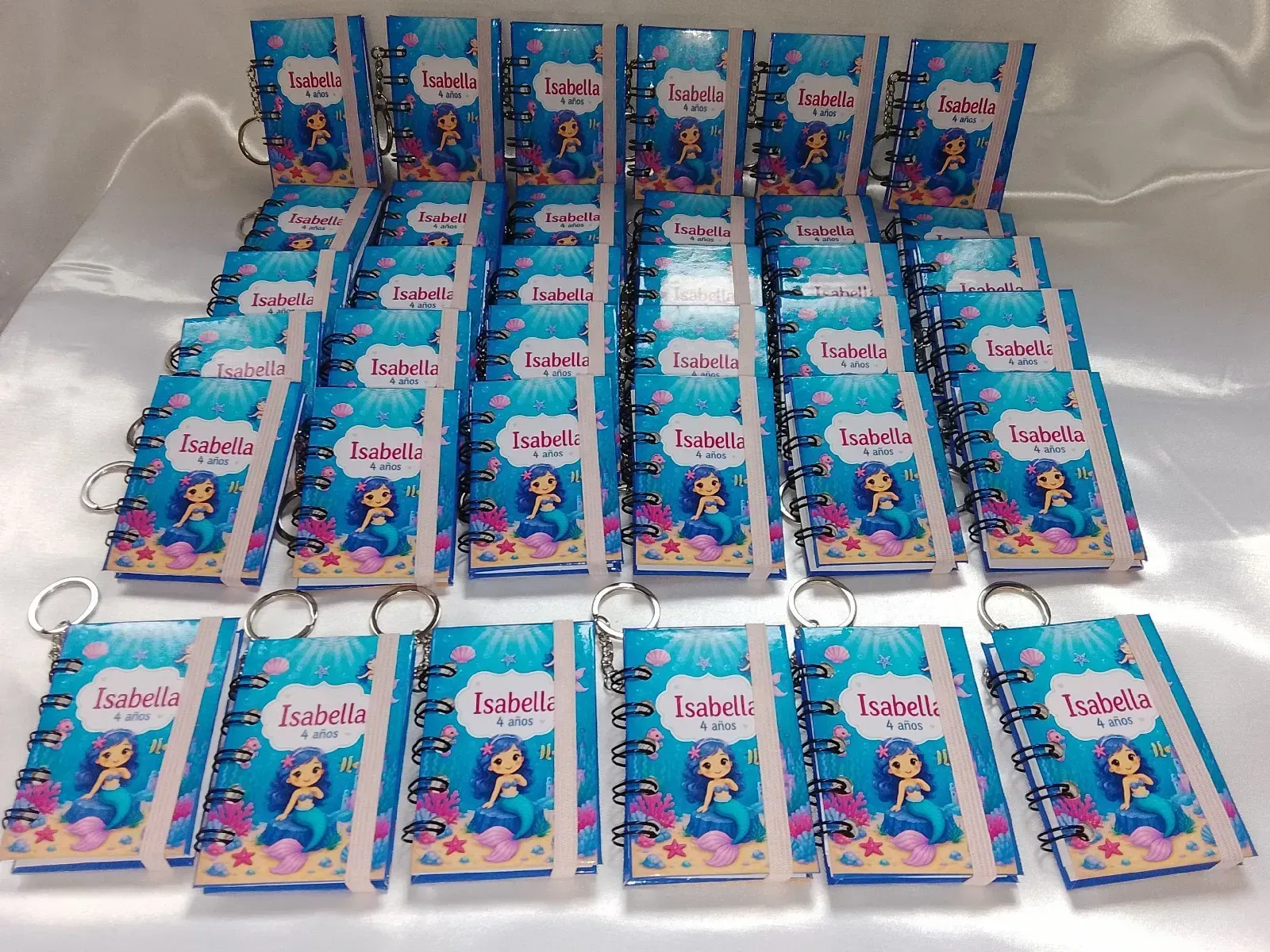 Mini libreta llaveros pack por 10 unidades. 4