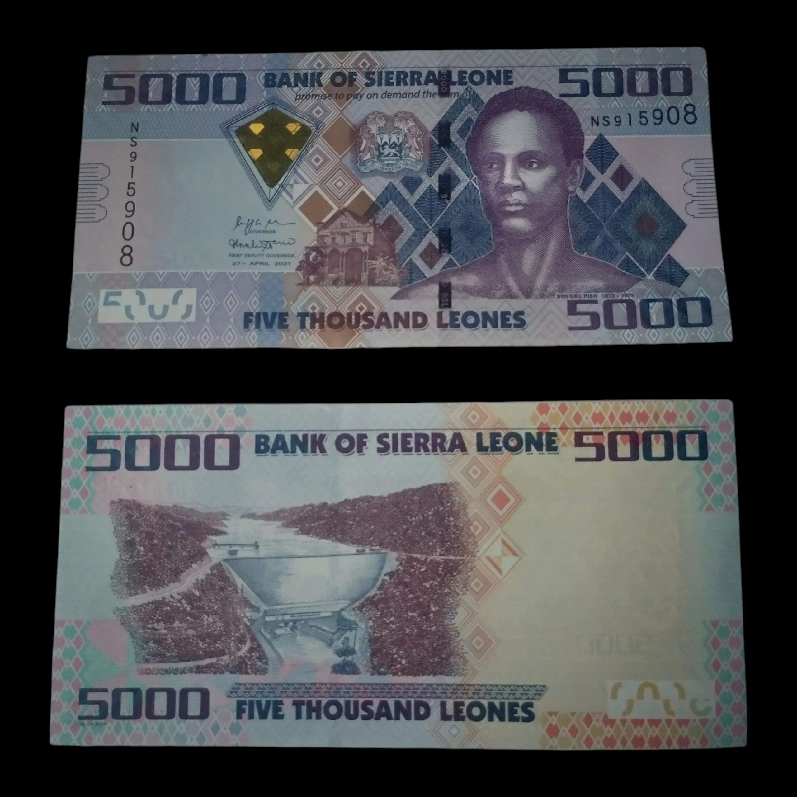 • Sierra Leona 5000 leones UNC