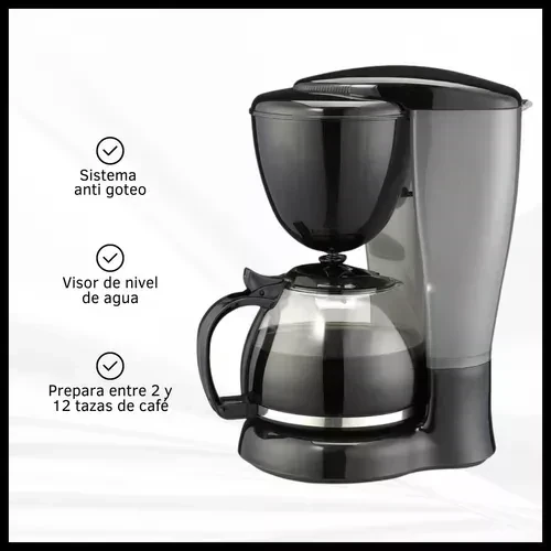 CAFETERA DINAX 12 TAZAS ELECTRICA DE FILTRO ANTIGOTEO 2