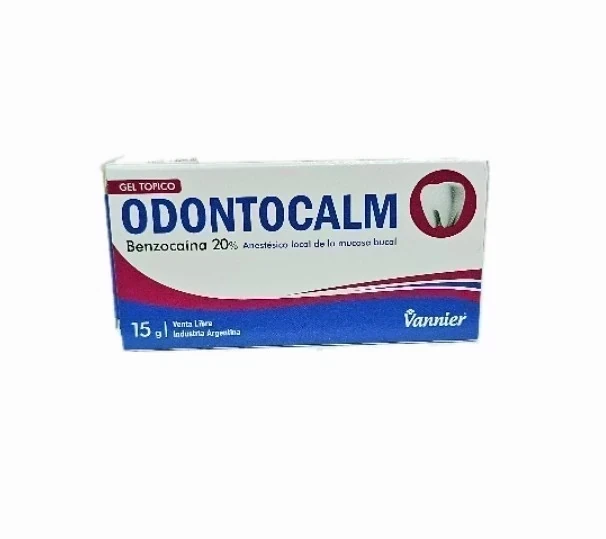 ANESTESIA ODONTOCALM TOPICA BENZOCAINA 20% - VANNIER 