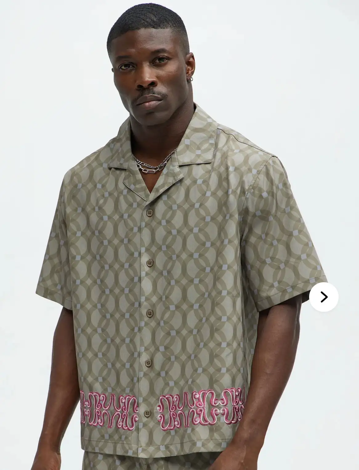 Cielo Embroidered  Shirt - Size Xl