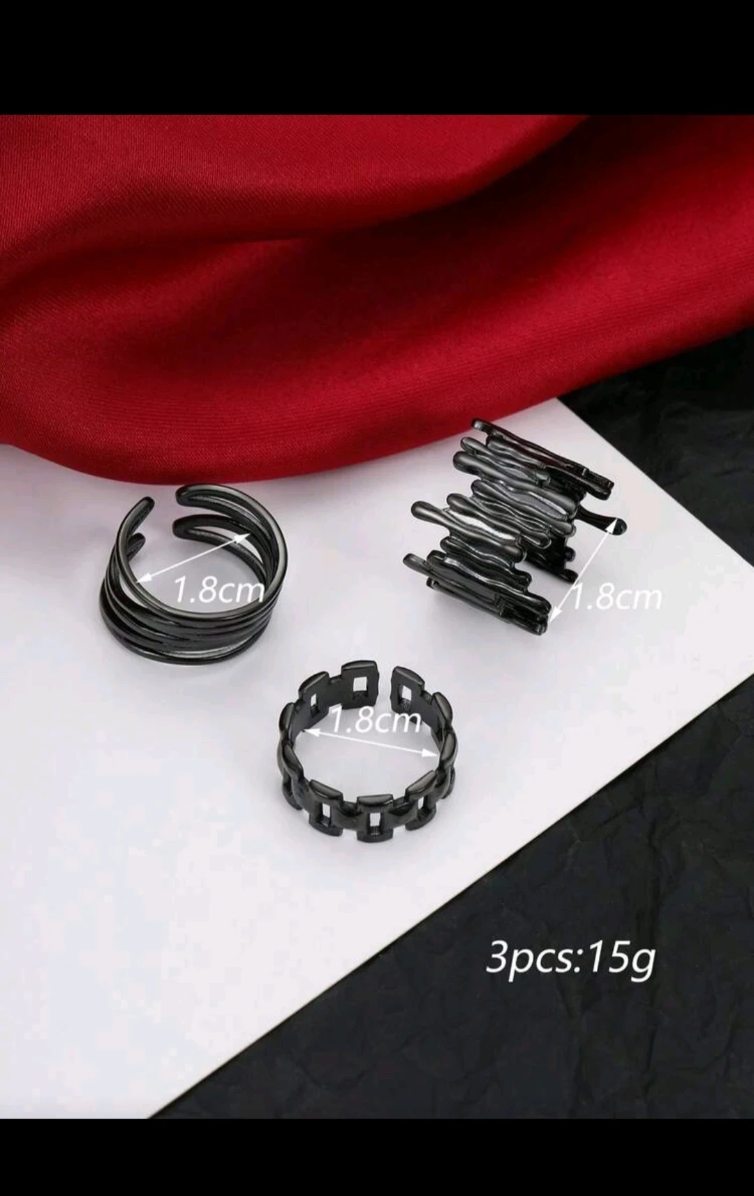Set de anillos/3Piezas 3
