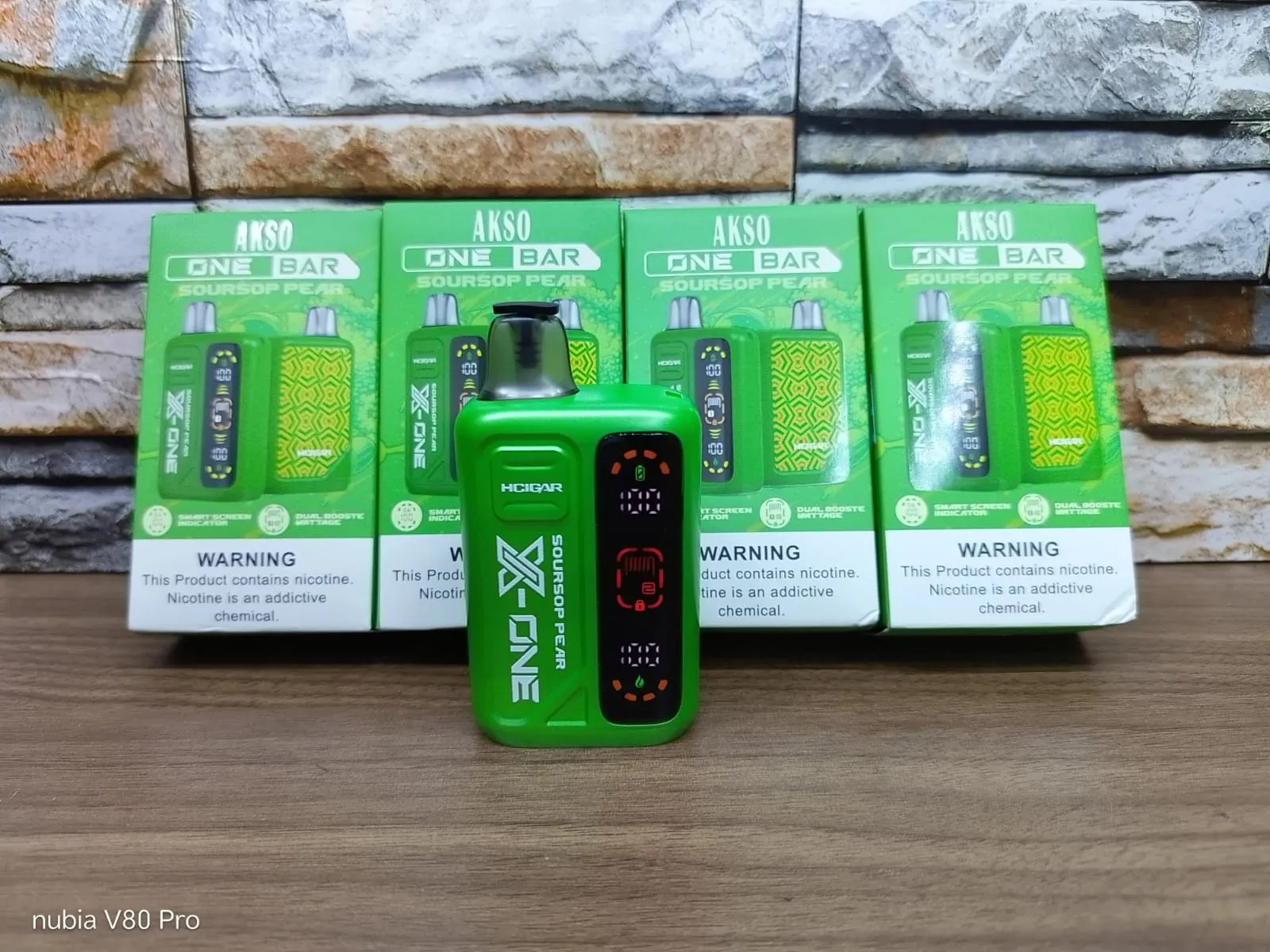Cigarrillo Electrónico one bar varios sabores viene con entrada tipo C recargable y pantalla con 60.000 Puff batería 650mha