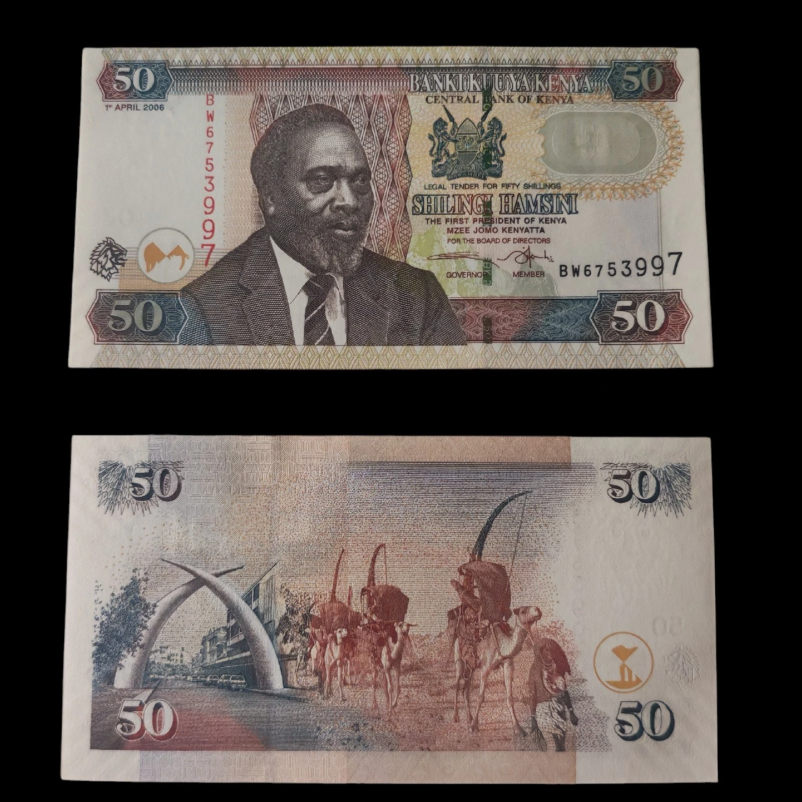 ° Kenia 50 Chelines UNC
