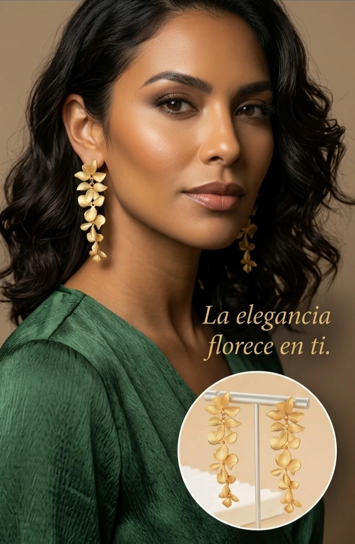 Aretes flor