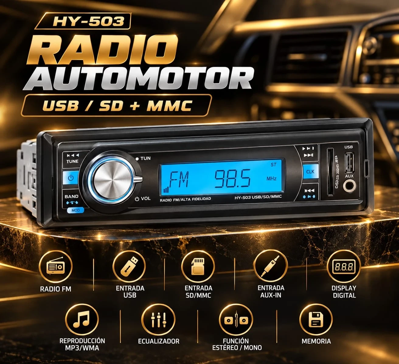RADIO AUTOMOTOR HY-503