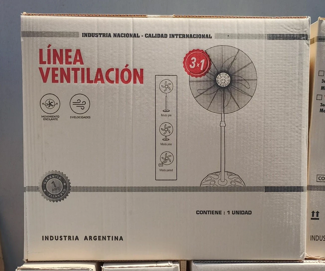 VENTILADOR DUAVF PIE 3 EN 1