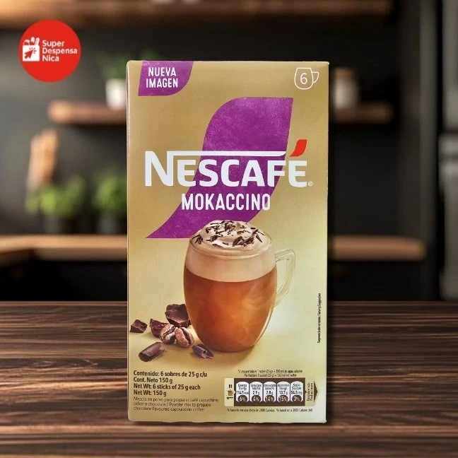 Café Nescafé Mokaccino Dispensador 6sobres