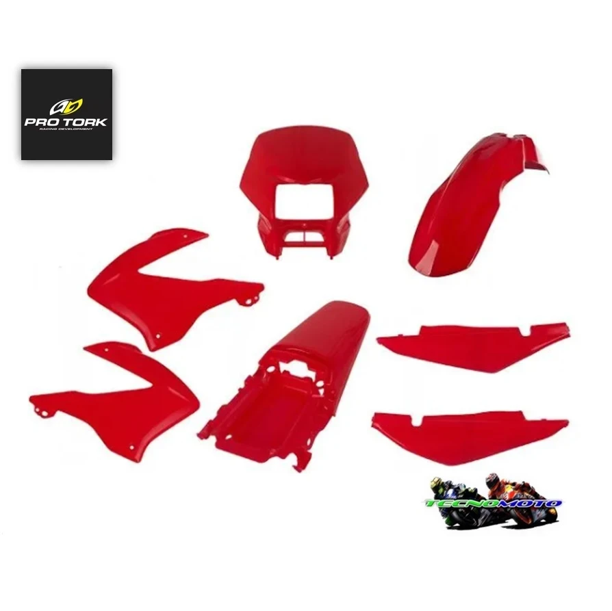 KIT PLASTICOS MOTOMEL 150 SKUA (07 PCS) ROJO -48952