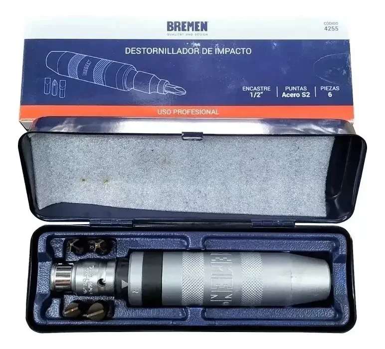 Destornillador De Impacto Profesional Bremen + Estuche 4255