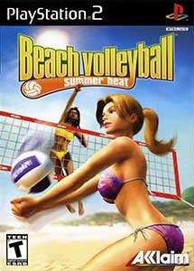 Summer heat beach volleyball