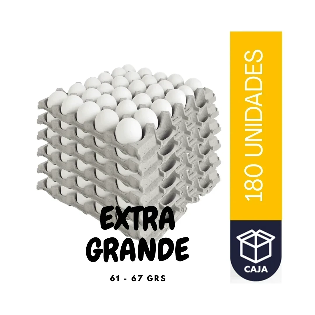CAJA EXTRA GRANDE BLANCO 180U