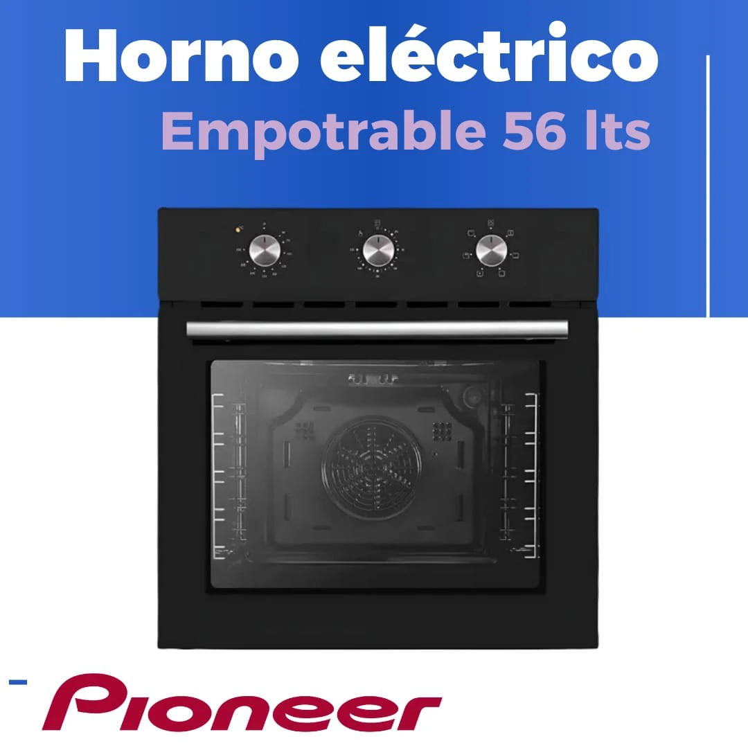  👨‍🍳 *HORNO ELÉCTRICO EMPOTRABLE PIONEER 56LTS 