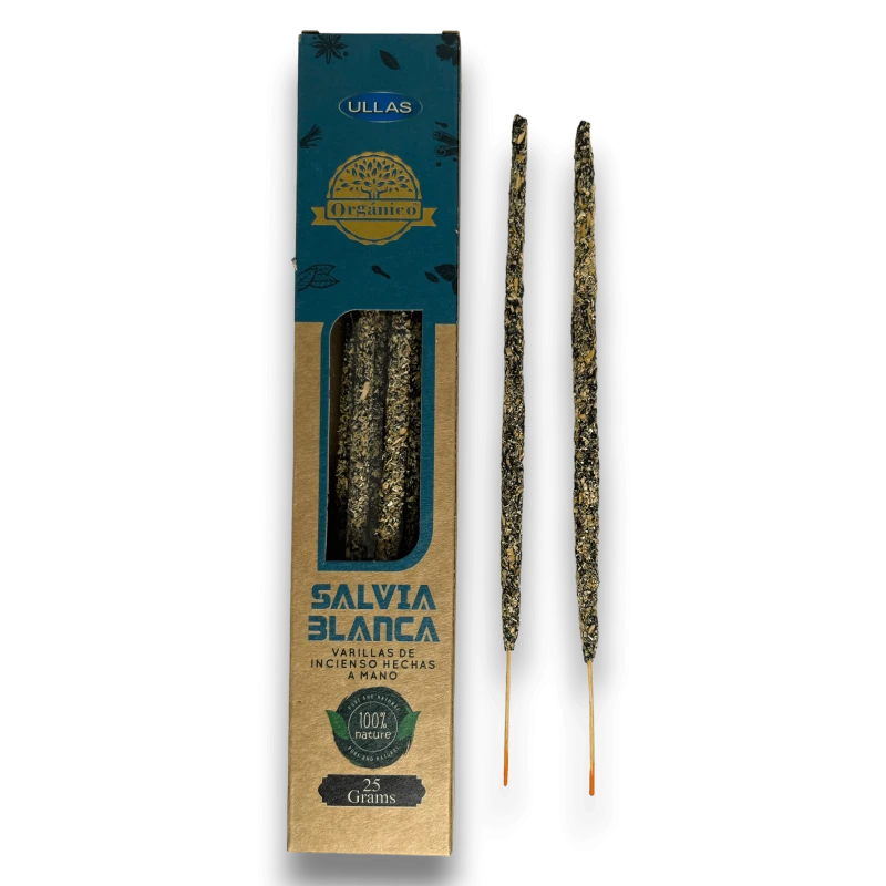 Incienso Organico Ullas Salvia Blanca