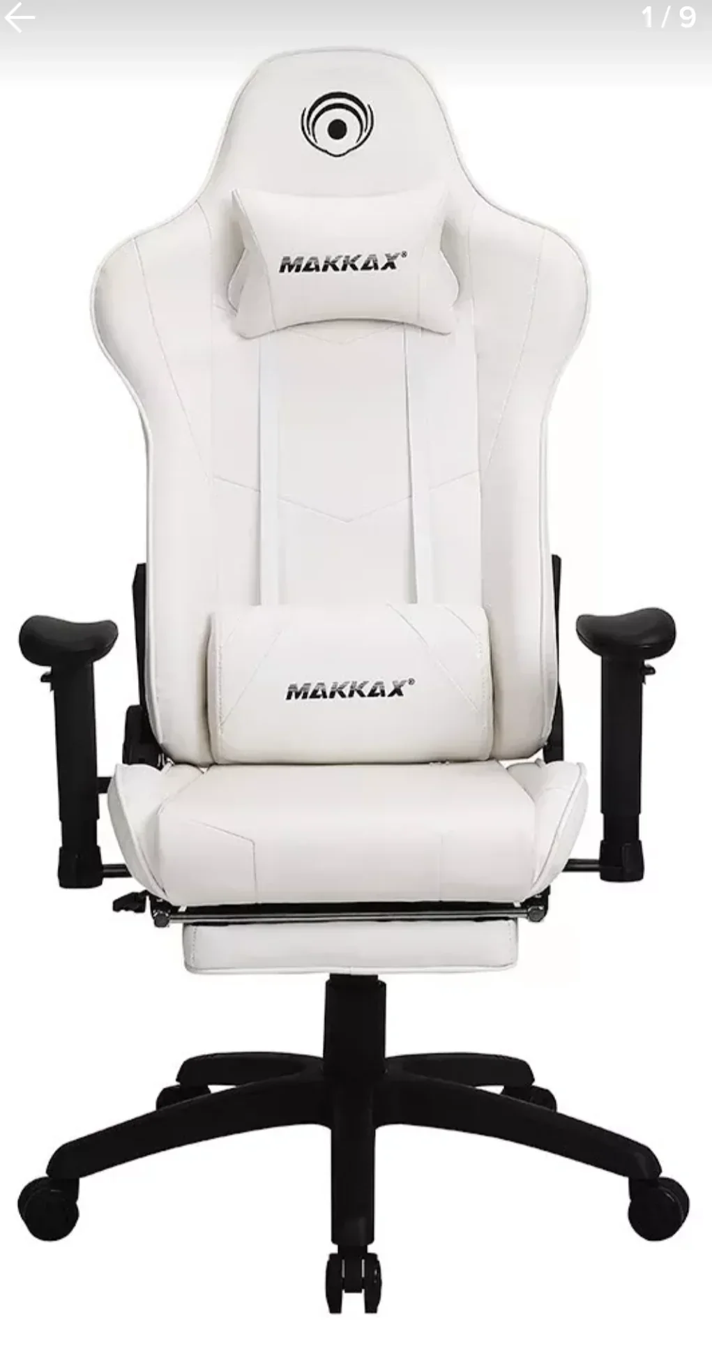Silla gamer Makkax white