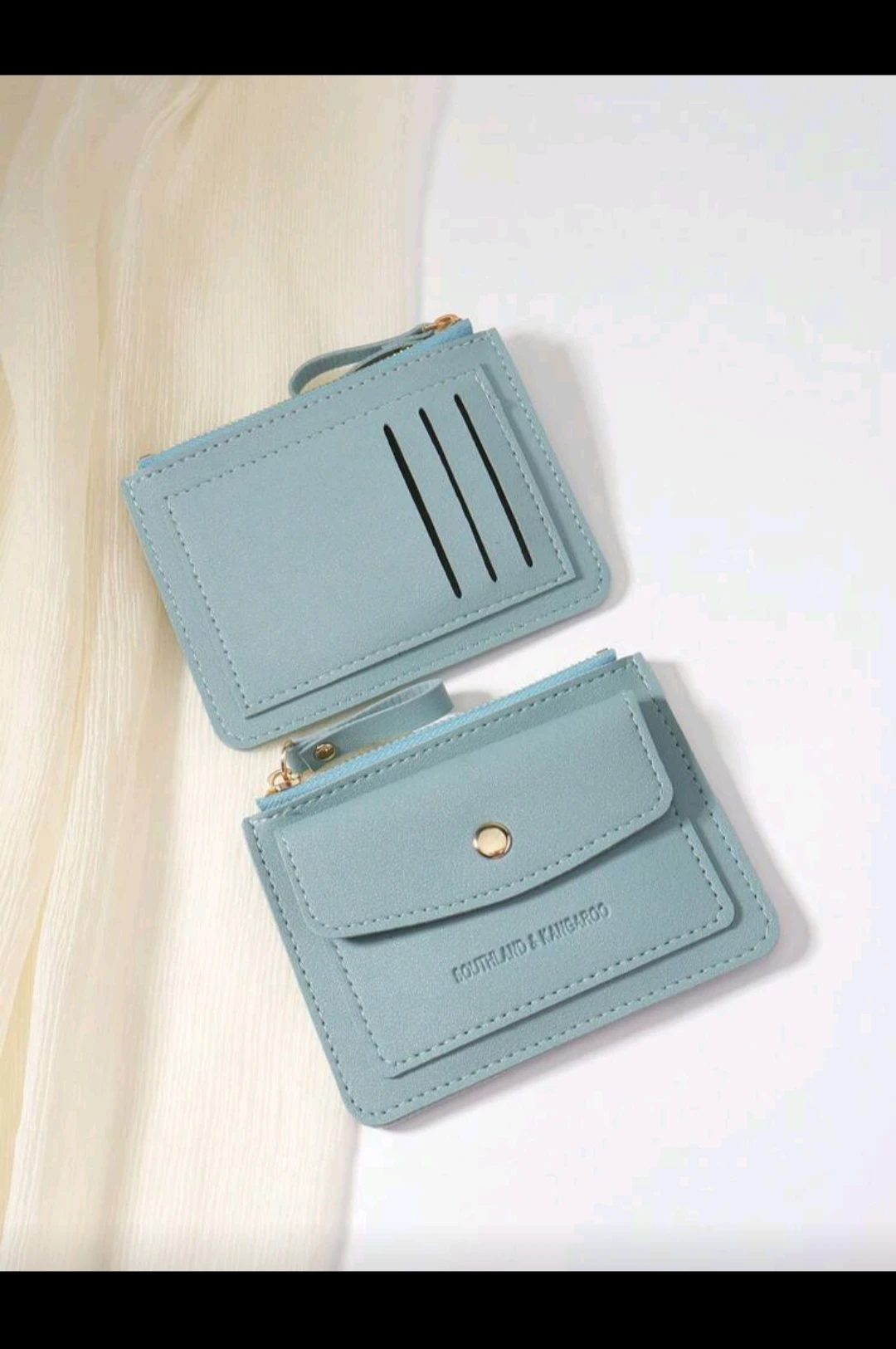 Monedero Southland Front-Pocket – Diseño Slim con Bolsillo de Expansión y Cierre de Seguridad 3