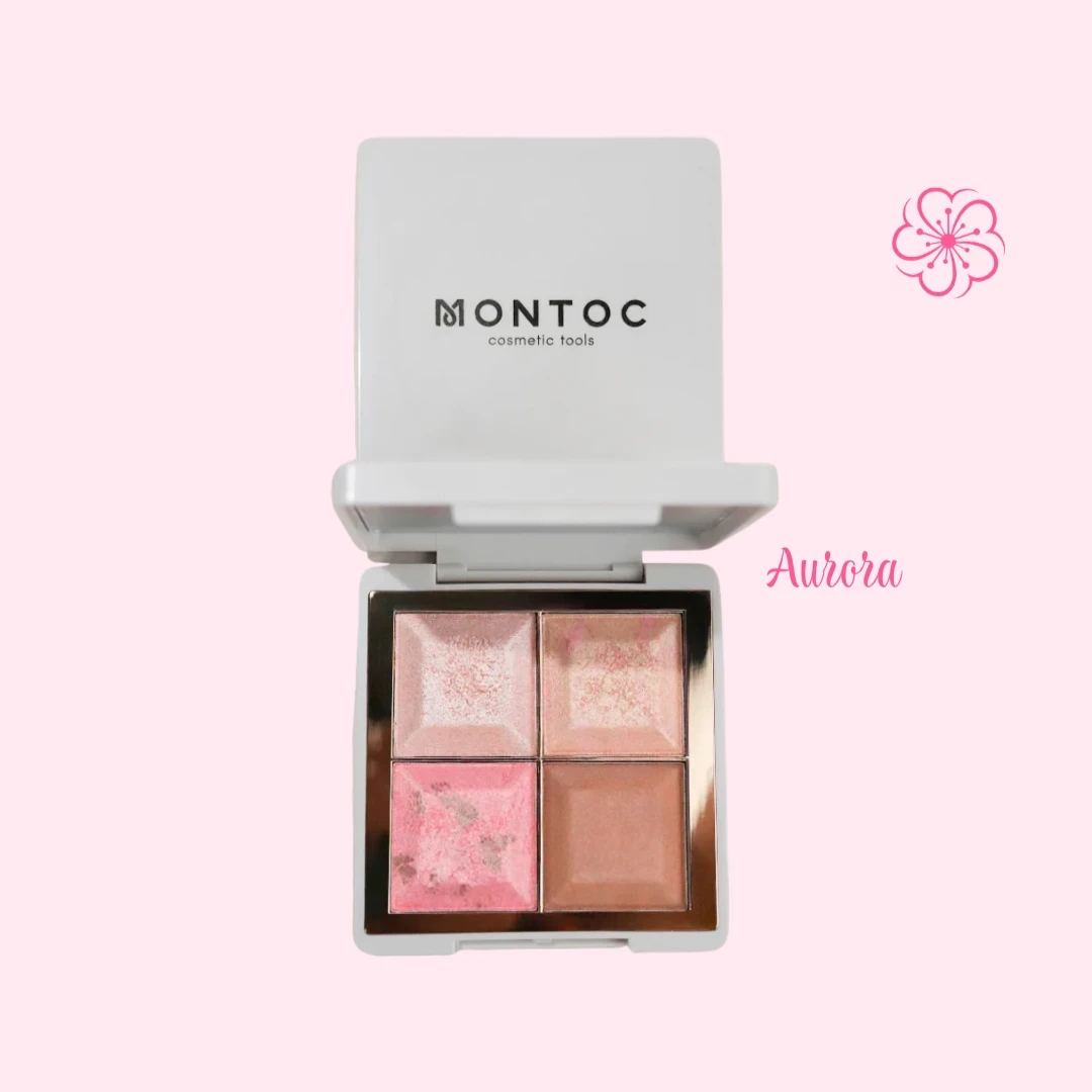 Paleta Light Set Rubor Bronzer Montoc 2