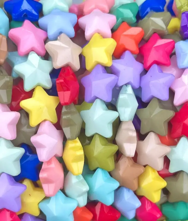 💞SARTA DE ESTRELLAS MULTICOLOR💞