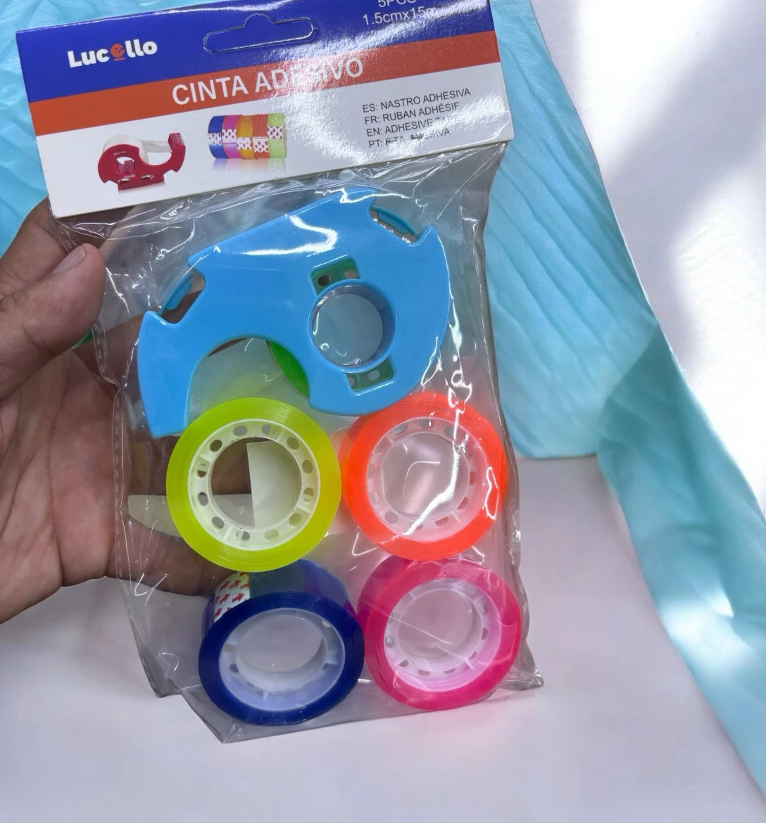 Cintas adhesivas con dispensador 2
