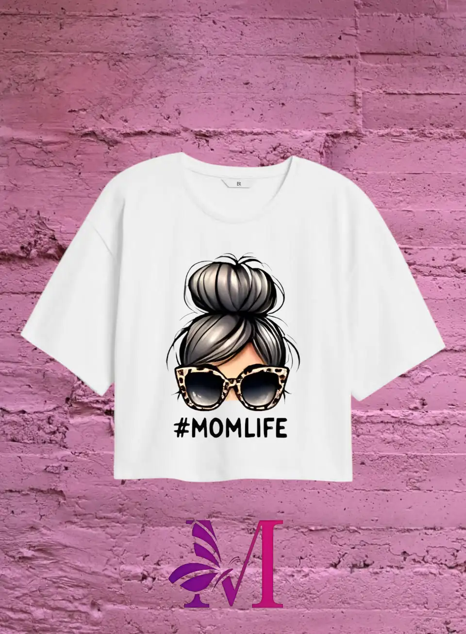 Crop Oversize Mom Life