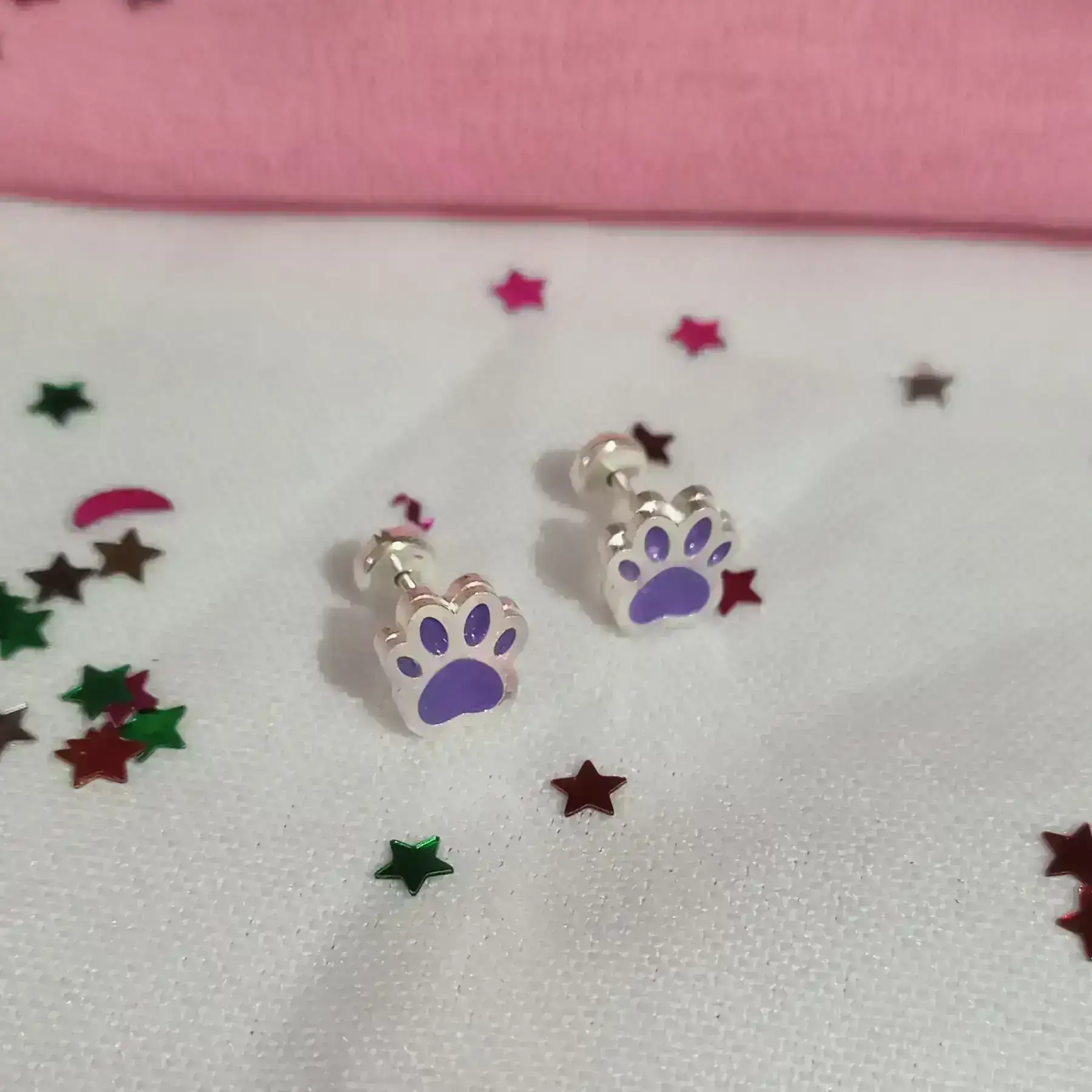 Abridores esmaltados violeta