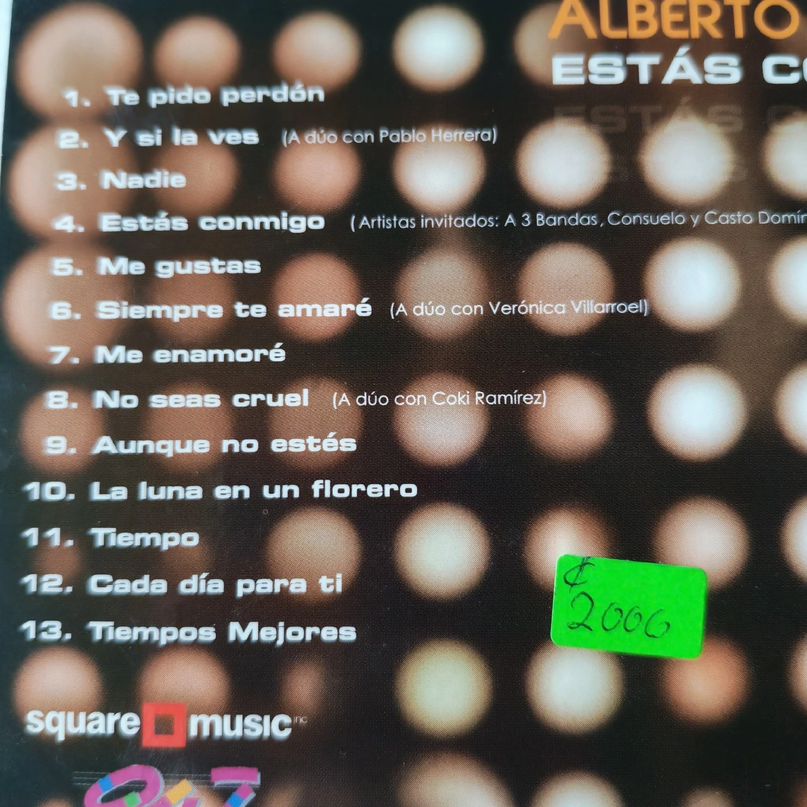 CD Alberto Plaza, Estás conmigo, usado 2