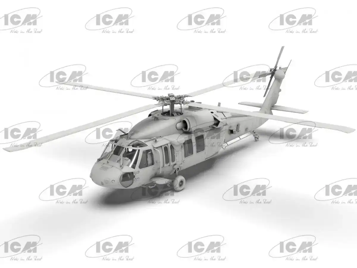 1/48 ICM UH-60A Black Hawk, US Military Transport Helicopter 4