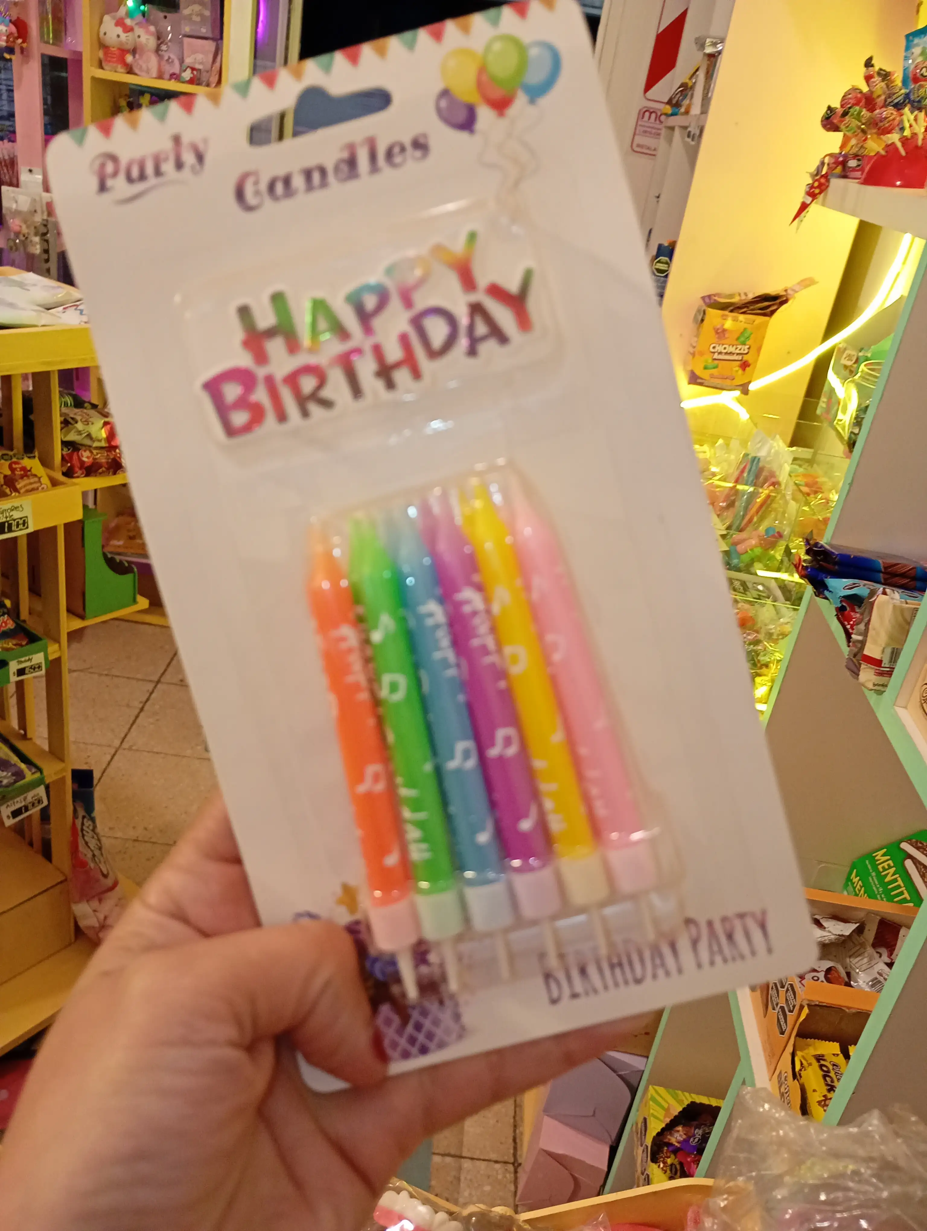 Velas x12 Happy birthday