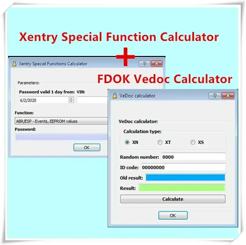 XENTRY CALCULADORA VEDOC/FDOK