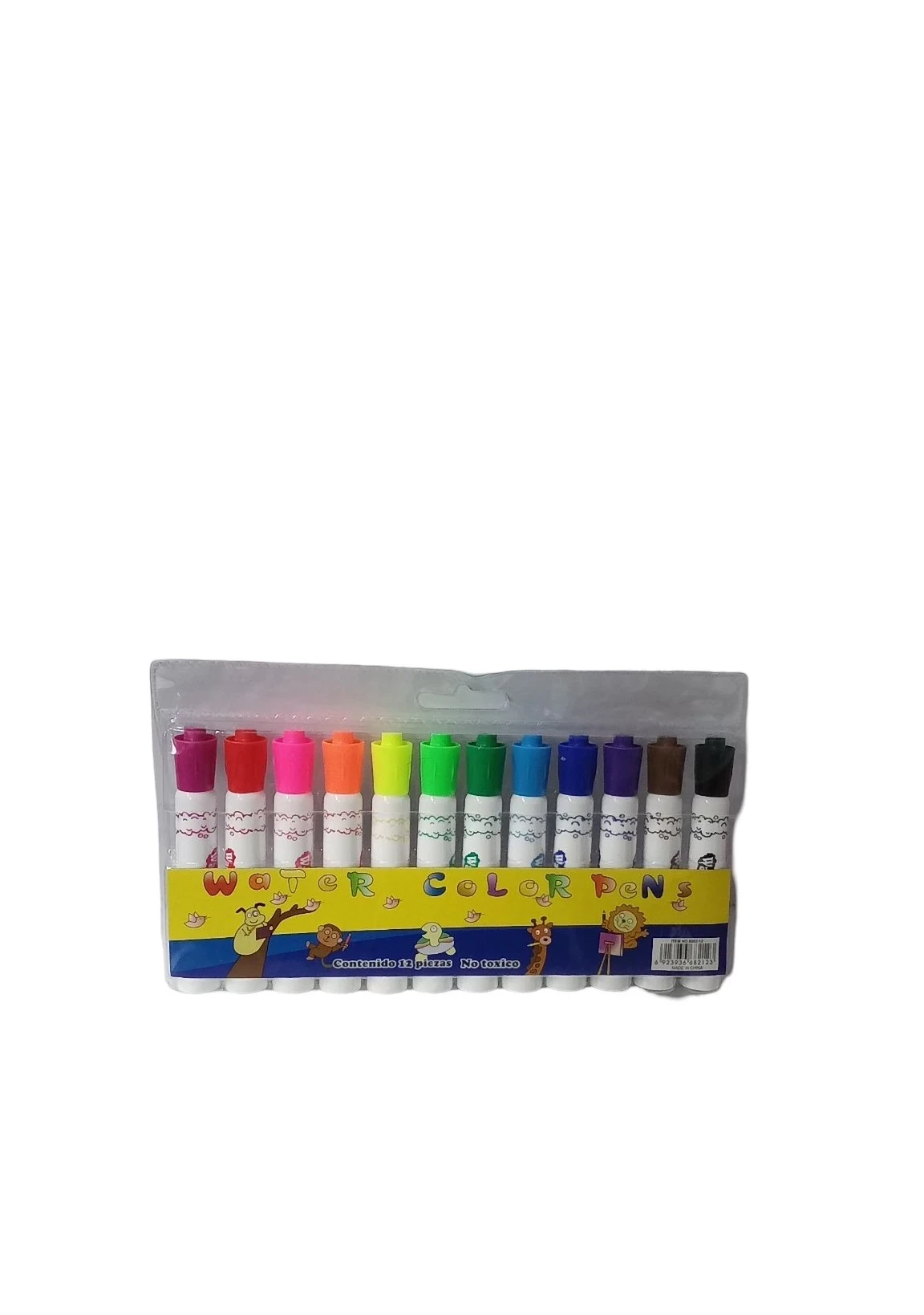 Plumones estuche de12 colores