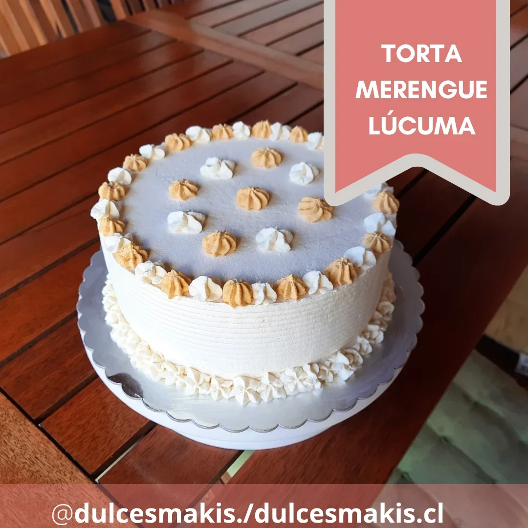 Torta Merengue Lúcuma Congelada. 20 Personas.