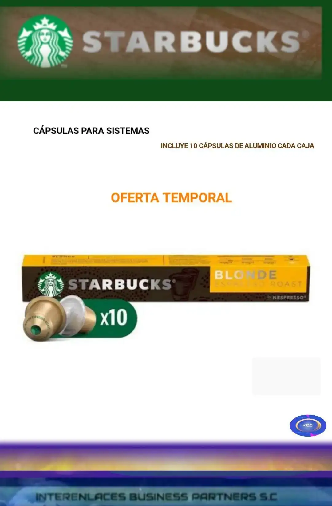 Starbucks Nespresso Blonde 