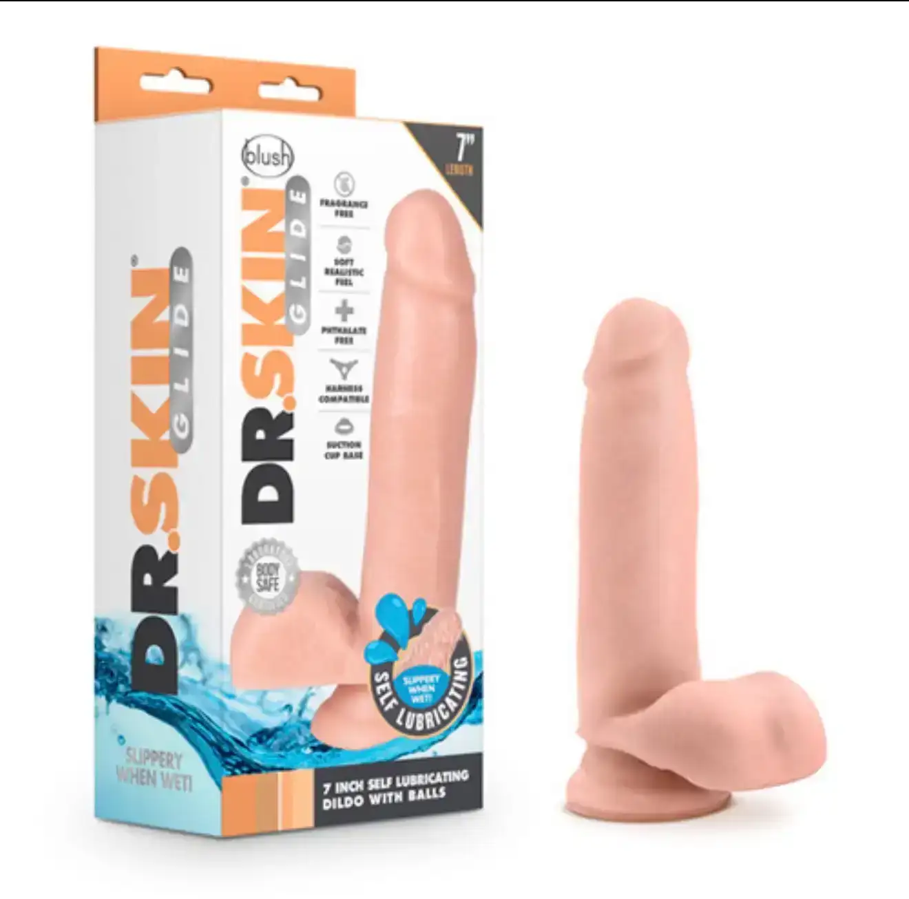 Dildo vanilla 7”