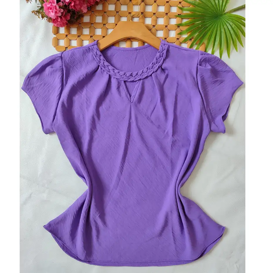 Blusa Duna Gola Trançada 