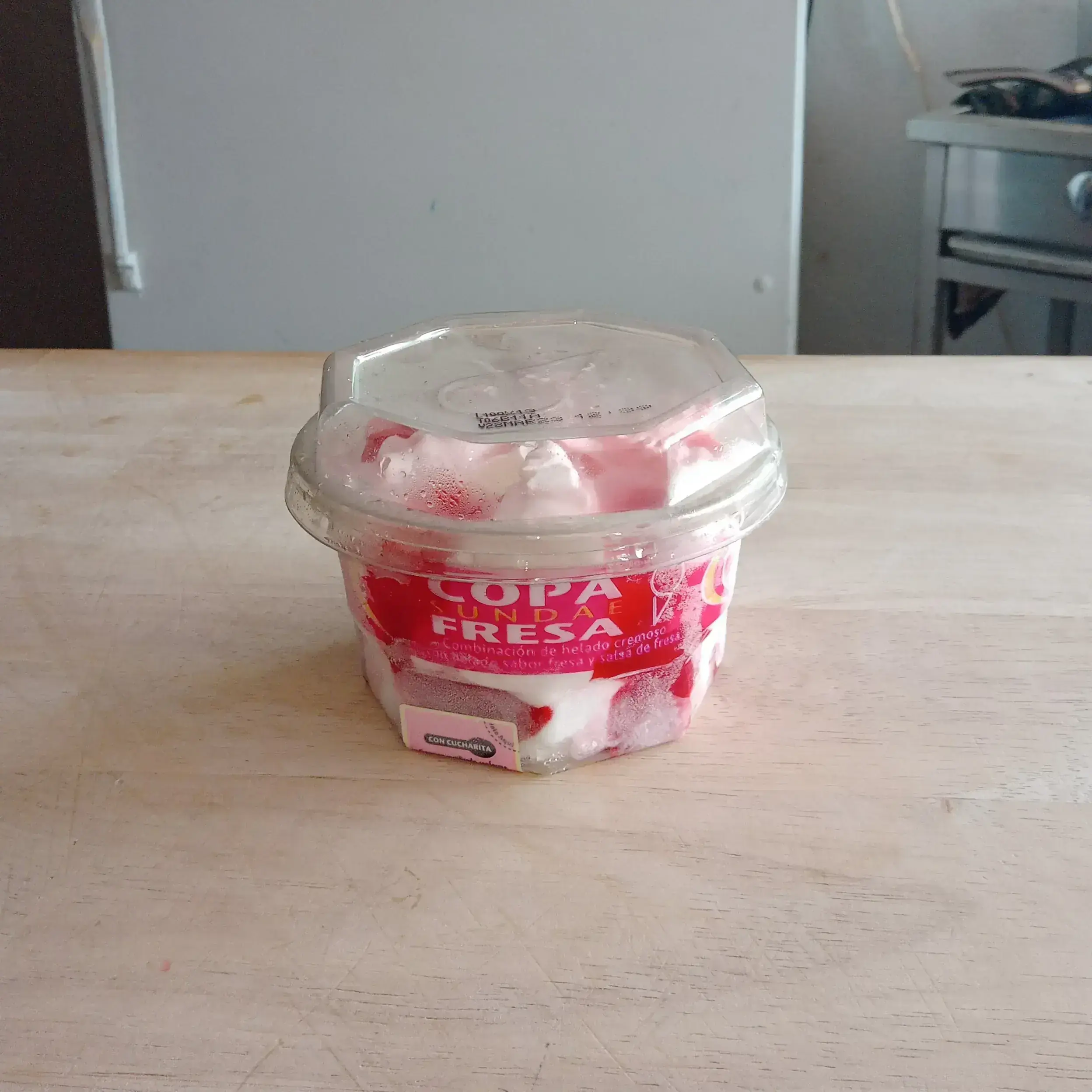 Copa sundae sabor fresa 125 g
