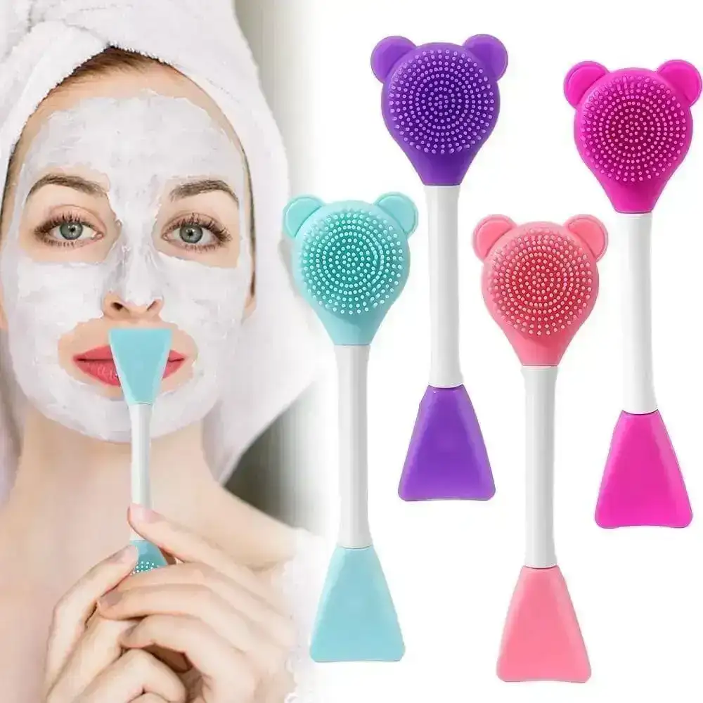 Brocha Doble Silicona para Aplicar Mascarilla 2