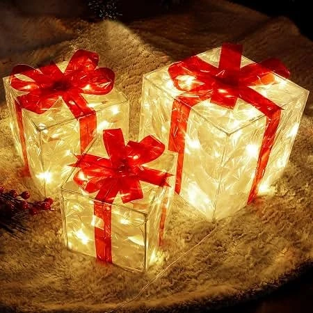 CAJA 📦 DE REGALO 🎁 CON LUZ  2