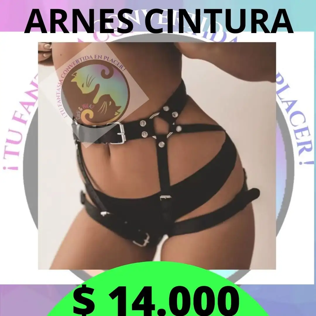 Arnés cintura negro