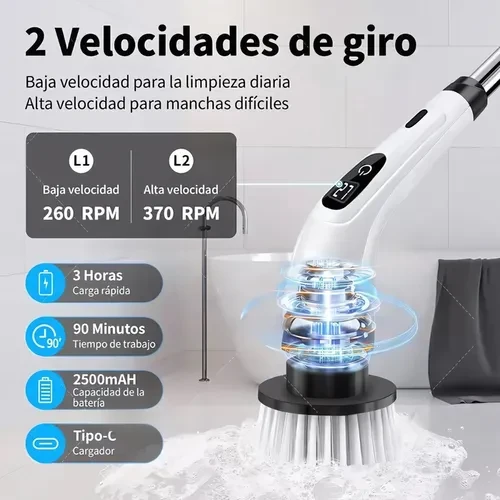 Cepillo Eléctrico de limpieza 7 en 1 7