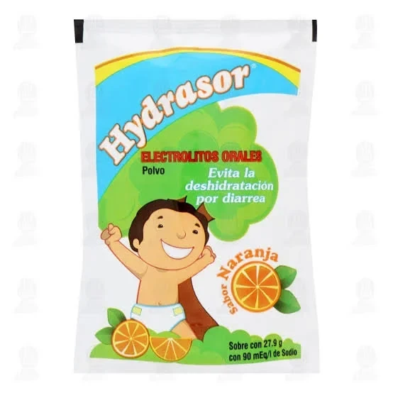 Hydrasor electrolitos orales naranja