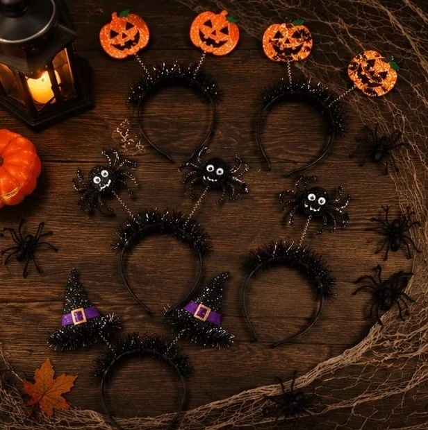 12 PIEZAS | DIADEMA HALLOWEN 