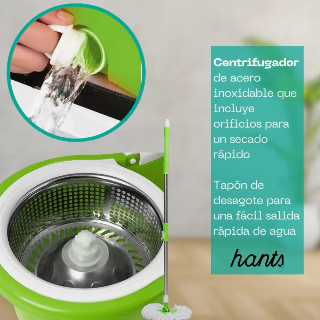 BALDE MOPA + REPUESTO REGALO 4