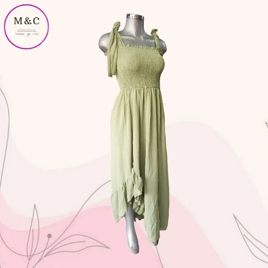 Vestido largo tirantes 3