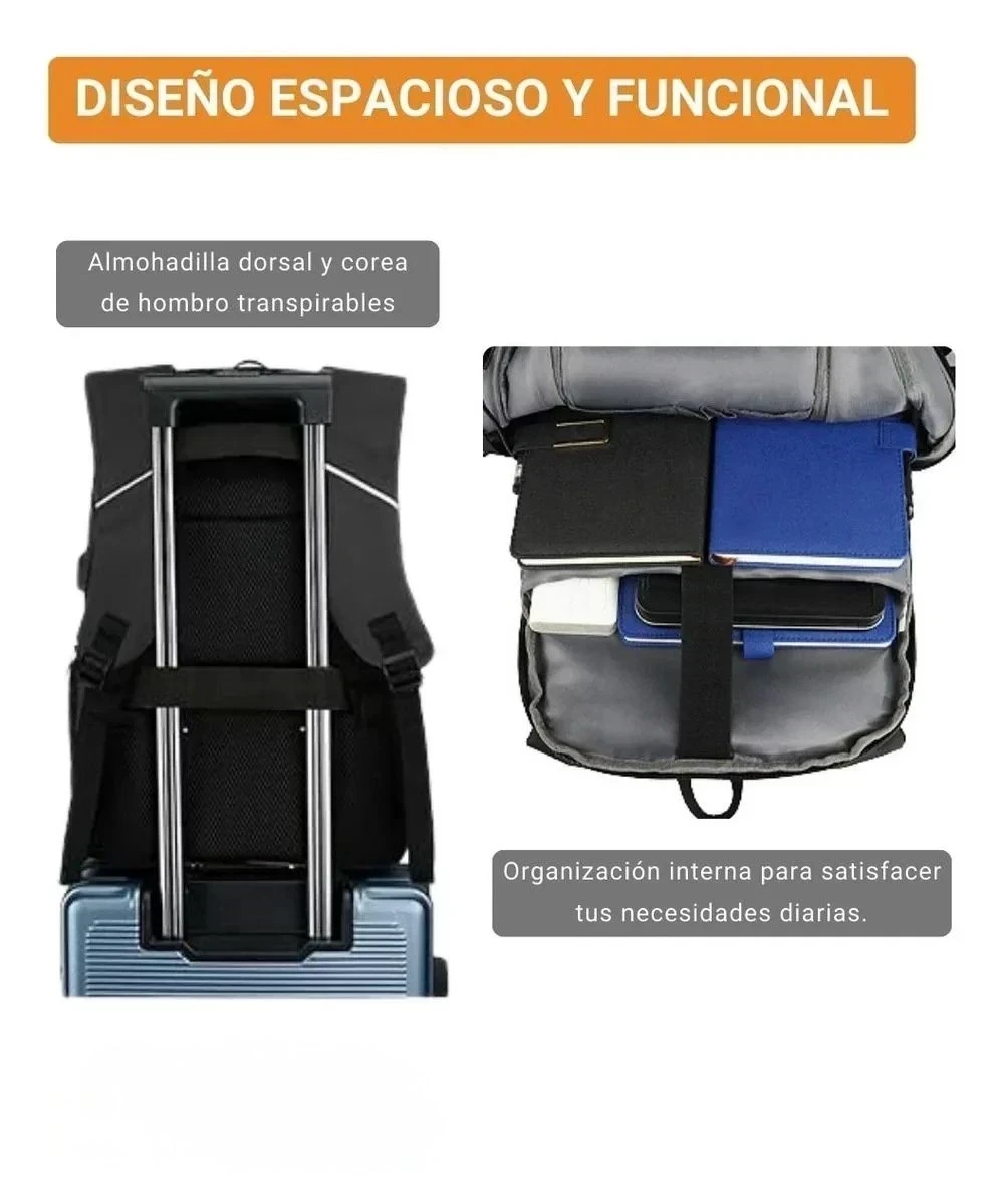 MOCHILA ANTIROBO PORTA NOTEBOOK 2100 5